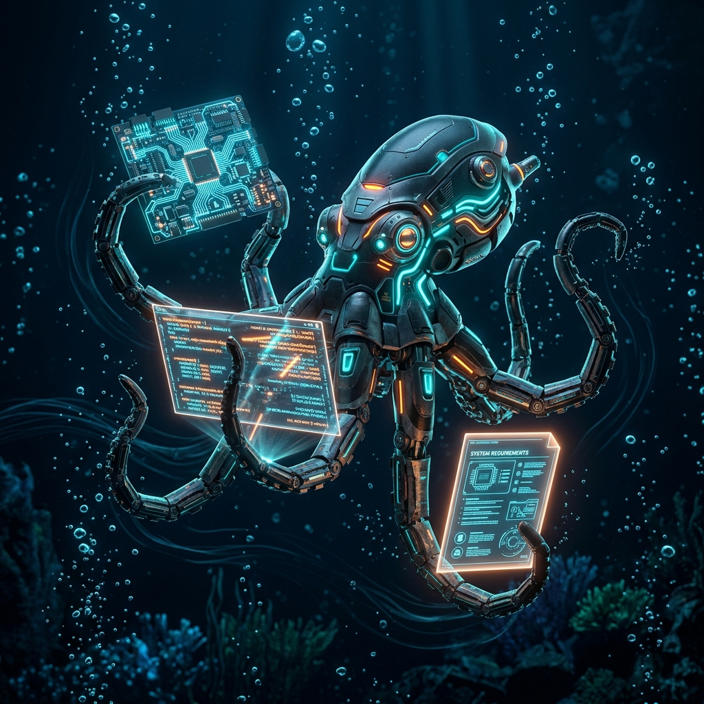Cybernetic Octopus handling tools